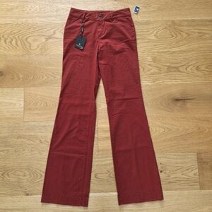 Massimo Dutti Rust Red Burned Orange Wide-Leg Pants Size 2